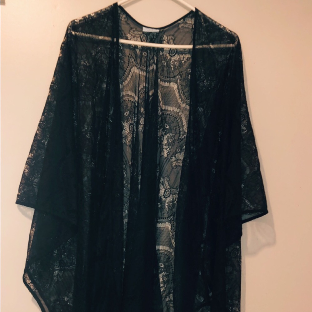 Very cute black lace cardigan